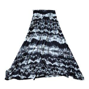 Joe B Benbasset Women's High Rise Tie Dye Maxi Slip On Skirt Size L Summer